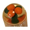 个橙色装饰的果酱罐 - Moinat - 装饰配件