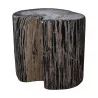 стул из окаменелого дерева (111 кг), для использования вне помещений / … - Moinat - Диванные столики, Ночные столики, Круглые столики на ножке