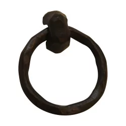 Bouton de porte (poignée) en forme d'anneau, finition bronze …