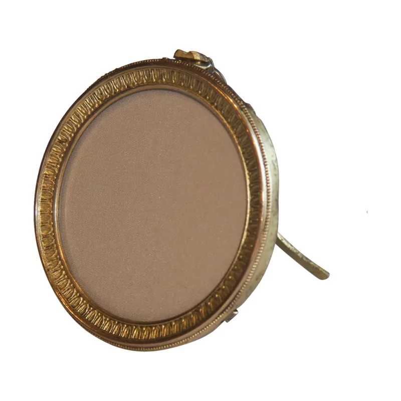 件带织物背景的拿破仑三世镀金黄铜相框…… - Moinat - 镜框