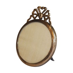Napoleon III brass and gilt bronze photo frame with …