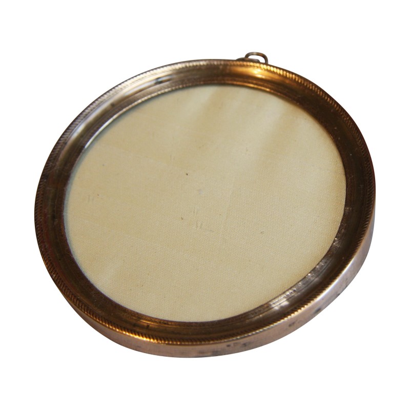 Napoleon III gilded brass photo frame with silk background … - Moinat - Picture frames