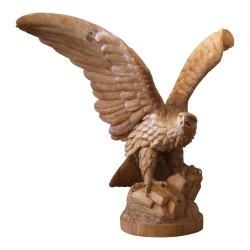 Aigle Royal de Brienz en bois sculpté. Suisse, 20ème siècle.