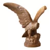 Golden Eagle of Brienz in carved wood. Switzerland, 20th century. - Moinat - VE2022/3