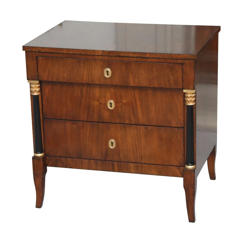 Biedermeier style chest of drawers in walnut with … - Moinat - Chests of drawers, Commodes, Chifonnier, Chest of 7 drawers