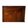 Chippendale sideboard in burr walnut, curved, marble top... - Moinat - VE2022/1