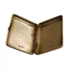 silver cigarette holder box with engraved “A J” initials … - Moinat - Silverware