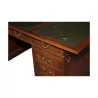 Partner desk in mahogany collection Bevan with leather on … - Moinat - Desks