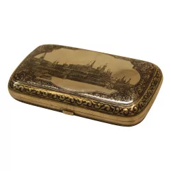 silver box with “Moscow” decoration in 800 silver, dated 1895 …