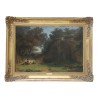 Tableau “Berger” huile sur toile, signé Étienne DUVAL … - Moinat - Tableaux - Paysage