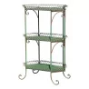 Patio shelf with 3 levels in old green. - Moinat - Bookshelves, Bookcases, Curio cabinets, Vitrines