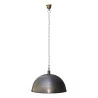 “Dome” XXL model suspension in patinated metal. - Moinat - Chandeliers, Ceiling lamps