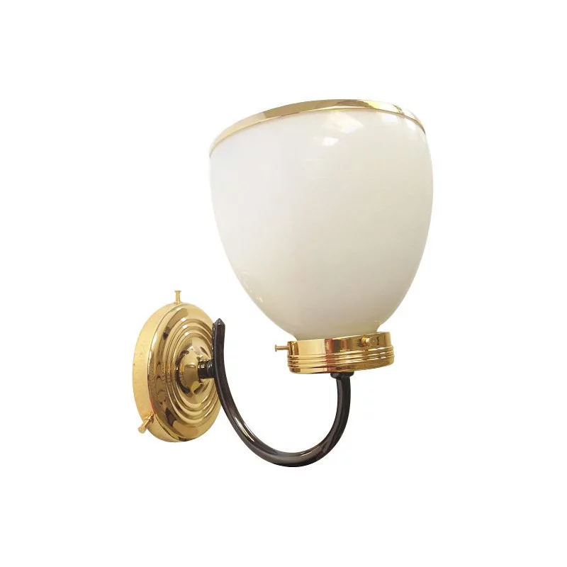 Pair of Murano glass Dina sconces, cannon color … - Moinat - Wall lights, Sconces