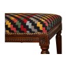 Banquette de style Louis XVI en hêtre sculpté patiné, … - Moinat - Tabourets, Banquettes, Poufs