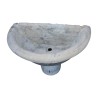 Jura stone half-moon fountain. Switzerland, 20th century - Moinat - Fountains