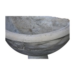 Jura stone half-moon fountain. Switzerland, 20th century