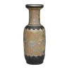 Große Nanking-Vase aus polychromem Porzellan mit Pfirsichdekor … - Moinat - Schachtel, Urnen, Vasen