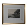 Ensemble de 14 gravures “Vue Haute-Savoie” sous verre avec … - Moinat - Gravures