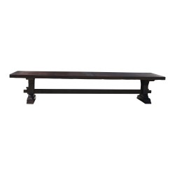 Large rustic dining room table in solid oak, …