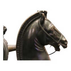 Bronze patiné de "Alexandre le Grand sur son cheval