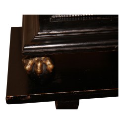 Шкаф Haute Epoque из черненого черного дерева с черепаховым панцирем и …