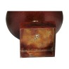 Pair of cups in enamelled sheet metal in red gold painted on … - Moinat - Decorating accessories