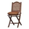 caned Louis XVI style folding chair with on the back … - Moinat - Chairs