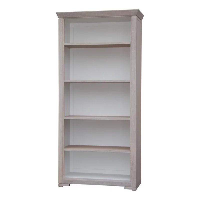 Bookcase with 4 shelves in bi-color stained oak. - Moinat - Bookshelves, Bookcases, Curio cabinets, Vitrines