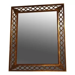 Louis XVI rectangular mirror model ERGE in Paris, in …