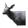只母鹿（山羊）青铜雕像。 - Moinat - 雕像