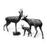 bronze statue of a doe (goat). - Moinat - Statues