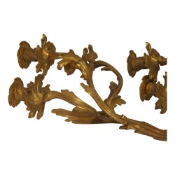 Pair of Louis XV gilt bronze sconces. Provenance Castle …