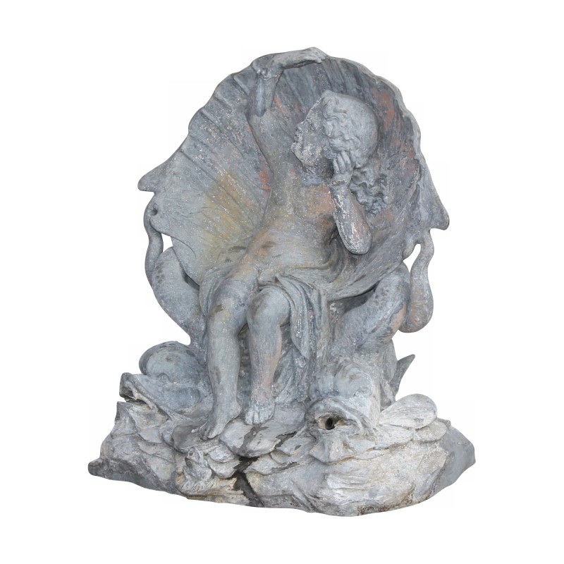 “Angelot” fountain with a zinc shell. 19th century, … - Moinat - Fountains “Angelot” fountain with a zinc shell. 19th century, … - Moinat - Fountains