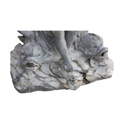 “Angelot” fountain with a zinc shell. 19th century, …