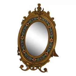 斜面台镜，椭圆形拿破仑三世和……