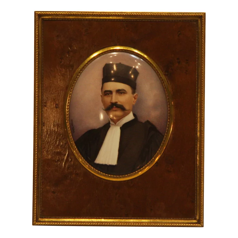 Miniature, medallion “The man of law” signed Duffaux Frères … - Moinat - Miniature – Medallions