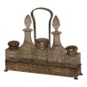 Liberty Cruet с 5 бутылками, крепление из серебра 800. Конец 19 … - Moinat - Столовое серебро
