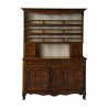 Vaisselier Bressan Louis XV en ronce de noyer,décors de … - Moinat - Bahuts, Bars, Buffets, Coffres, Enfilades