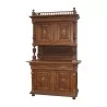 Buffet Henri II de style Renaissance de qualité, en noyer - Moinat - Bahuts, Bars, Buffets, Coffres, Enfilades
