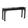Console table in black Chinese lacquer - Moinat - Consoles, Side tables, Sofa tables