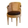 Тростниковое кресло в стиле Людовика XVI с вращающимся сиденьем, … - Moinat - Кресла
