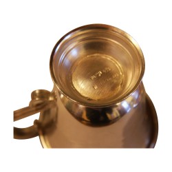 Ensemble de 10 tasse et sous-tasse en argent 925 Sterling (112 …