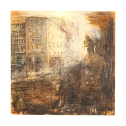Contemporary painting, oil on canvas, Italian artist Gelindo...