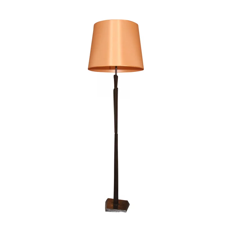 Торшер GRAND CUBIST из коричневой патинированной бронзы с… - Moinat - Настольные лампы