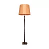Lampadaire GRAND CUBIST en bronze patiné brune avec abat-jour … - Moinat - Lampes de table