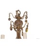 Kristallkronleuchter FLORENCE mit 5 Leuchten aus vergoldeter Bronze. - Moinat - Deckenleuchter