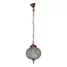 BOULE crystal chandelier with 1 light, small size. - Moinat - Chandeliers, Ceiling lamps