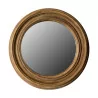 面女巫镜，中型，镀金彩绘木头，带有…… - Moinat - 镜子