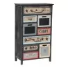 Chiffonier with 9 drawers, in Vintage style painted wood. - Moinat - Chests of drawers, Commodes, Chifonnier, Chest of 7 drawers