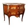 Commode Louis XV à 2 tiroirs avec dessus en marbre rouge, … - Moinat - Commodes, Chiffonniers, Semainiers